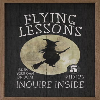 Flying Lessons Witch Black